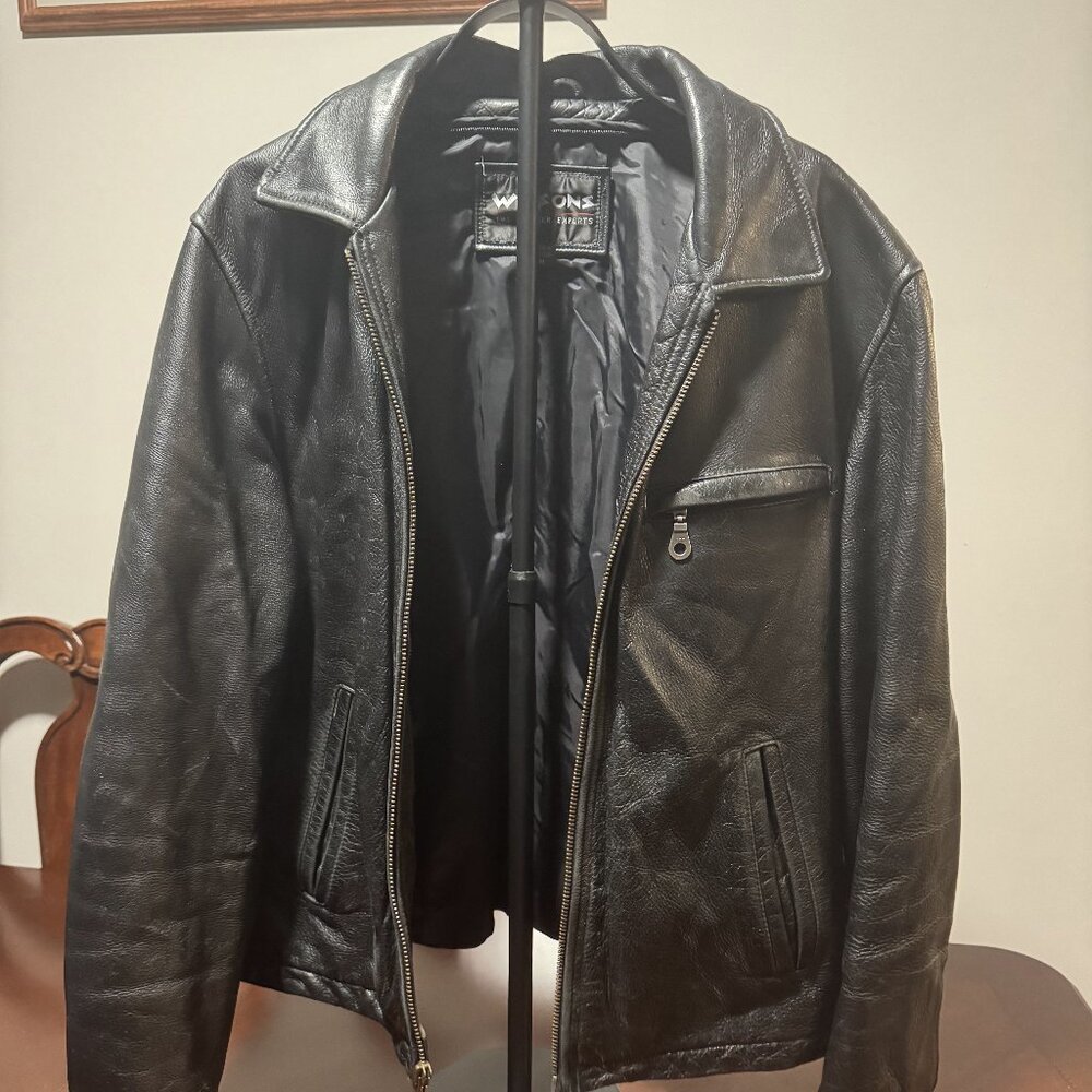 Vintage Wilsons Leather Jacket Medium - Picture 1 of 2